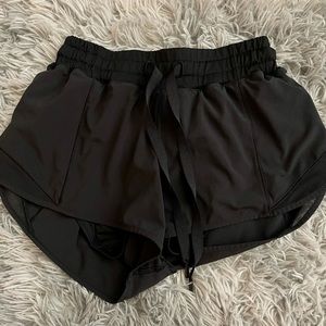 Black Lululemon shorts size 2